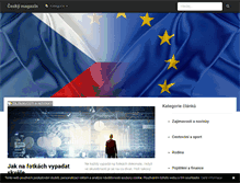 Tablet Screenshot of cesky-magazin.cz